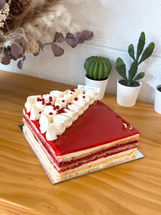 Delight Raspberry French Opera Cake (Offer valid while stocks last)