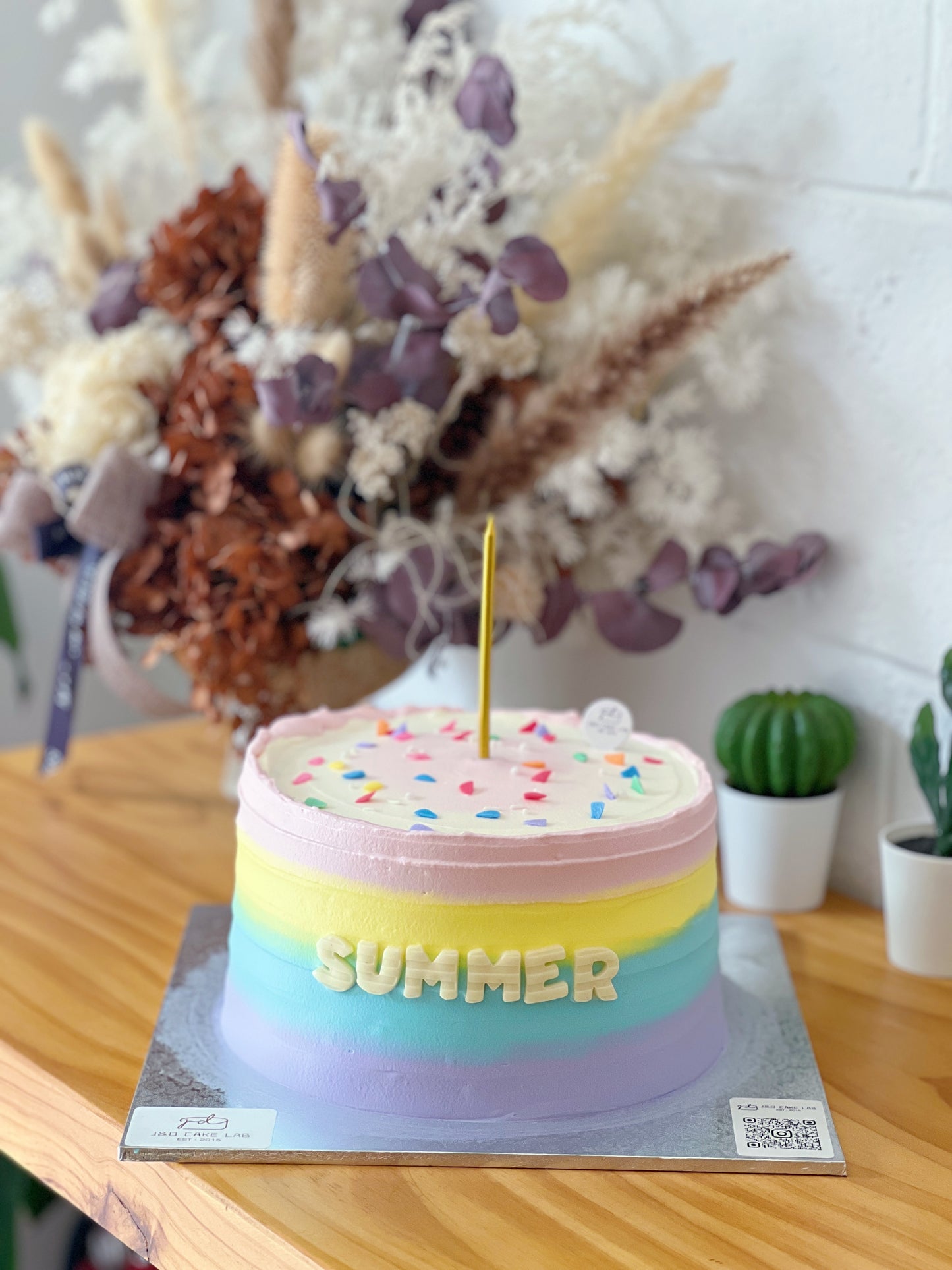 Rainbow Birthday Cake